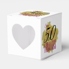 イエローサボスフラワー50と素晴らしい誕生日 フェイバーボックス