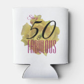 イエローサボスフラワー50と素晴らしい誕生日 缶クーラー (裏面)