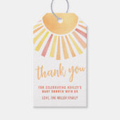 イエローサンありがとう ギフトタグ (正面)