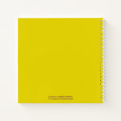 イエローサンキューペストマザイ1stレディフローラ ノートブック (裏面)