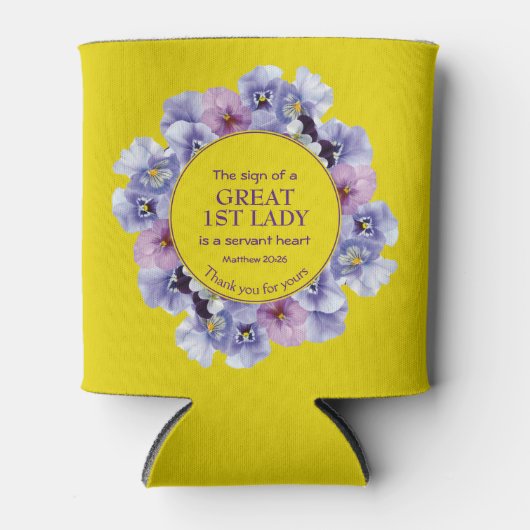 イエローサンキューペストマザイ1stレディフローラ 缶クーラー (正面)