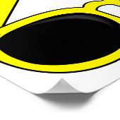 イエローサングラスポスター ポスター (角)