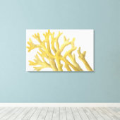 イエローサンゴ キャンバスプリント (インサイチュ (ウッドフロア))
