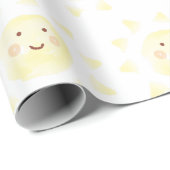 イエローサンシャインウォーター色 ラッピングペーパー (ロールコーナー)