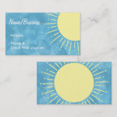 イエローサンシャインブルースカイカスタム 名刺 (正面/裏面)