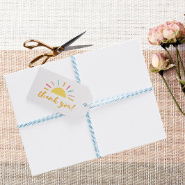 イエローサンシャイン感謝していユー ギフトタグ