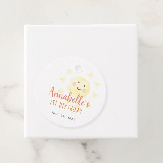 イエローサンシャイン誕生日サンキュー フェイバータグ (インサイチュ)