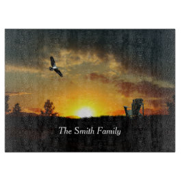 イエローサンセットグラスメドウカットボード カッティングボード