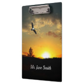 イエローサンセットグラスメドウクリップボード クリップボード (左)