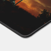 イエローサンセットグラスメドウデスクマット デスクマット (コーナー)