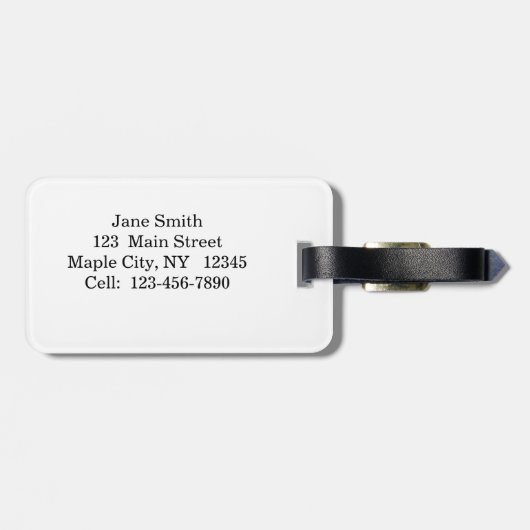 イエローサンセットグラスメドウラゲッジタグ ラゲッジタグ (裏面横)