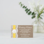 イエローサンドダラービーチウェディングコレクション エンクロージャーカード (スタンド正面)