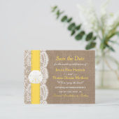 イエローサンドドルコレクション日付を保存 案内ポストカード (スタンド正面)