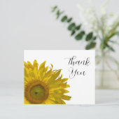 イエローサンフラワーありがとう ポストカード (スタンド正面)