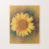 イエローサンフラワーアートパズル ジグソーパズル (縦)