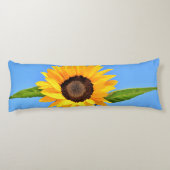 イエローサンフラワーオンブルースカイ抱き枕 – 夏 ボディピロー (裏面)
