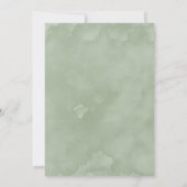 イエローサンフラワーズアイスクリームコーンブライダルシャワーイン 招待状 (裏面)