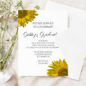 イエローサンフラワーズ卒業パーティー招待状 招待状