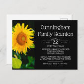 イエローサンフラワーファミリー懇親会 インビテーションポストカード (正面/裏面)