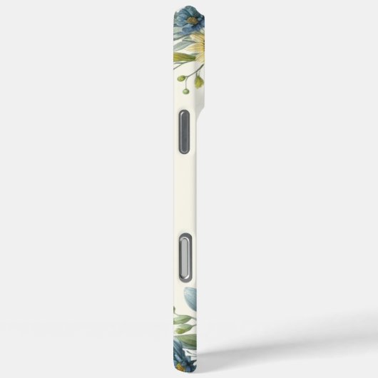 イエローサンフラワーボホボヘミアンモノグラム Case-Mate iPhoneケース (裏面 / 右)