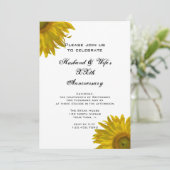 イエローサンフラワー結婚ズ記念日パーティー 招待状 (スタンド正面)