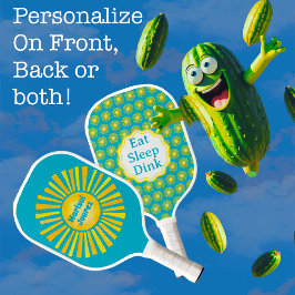 イエローサンブルーカリブのピックボールパドル ピックルボールラケット