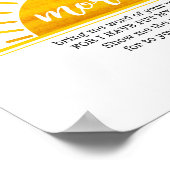 イエローサン詩篇 ポスター (角)