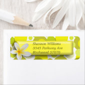 イエローサークル差出人住所ラベル ラベル (インサイチュ)