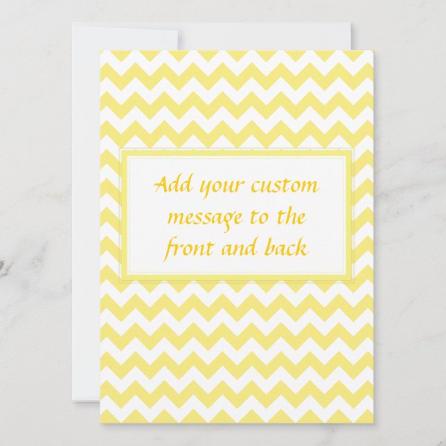 イエローシェブロンデザイン (正面)