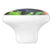 イエローシダーワックスウィングフレドルリングバード   セラミックノブ (側面)