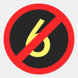 イエローシックスレッドサークルスラッシュfor All ラウンドシール