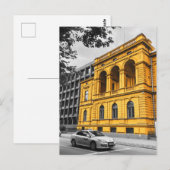 イエローシティ建物ミニマリスト写真 ポストカード (正面/裏面)