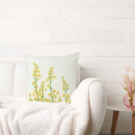 イエローシトリモダンンフローラ開花 クッション