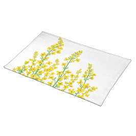 イエローシトリモダンンフローラ開花 ランチョンマット