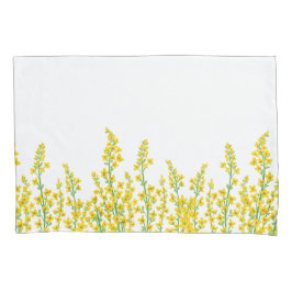 イエローシトリモダンンフローラ開花 枕カバー