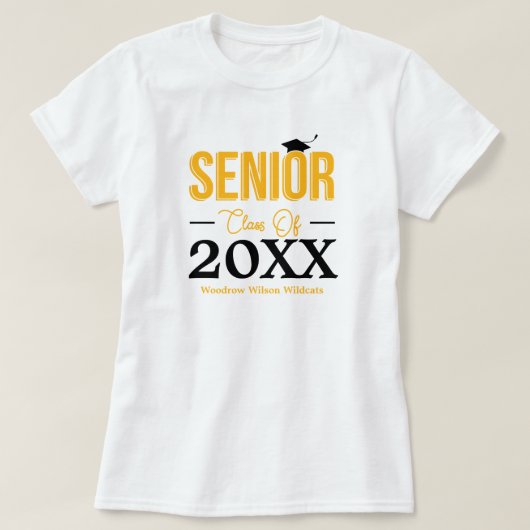 イエローシニアクラス Tシャツ (デザイン正面)