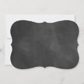 イエローシャルボードベビーシャワー招待状 招待状 (裏面)