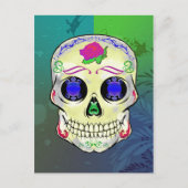 イエローシュガースカルとパープルバラ シーズンポストカード (正面)