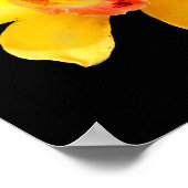 イエローシンビジウムオーキッドポスター ポスター (角)