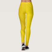 イエロージムヨガトレーニング レギンス (裏面)