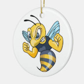 イエロージャケット セラミックオーナメント (左)