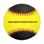 イエロージャケット 野球ボール (裏面)