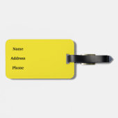 イエロージャマイカのポスター ラゲッジタグ (裏面横)