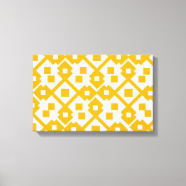 イエロージャンダニデザイン キャンバスプリント