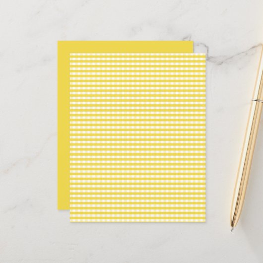 イエロージンガム模様 (正面/裏面インサイチュ)