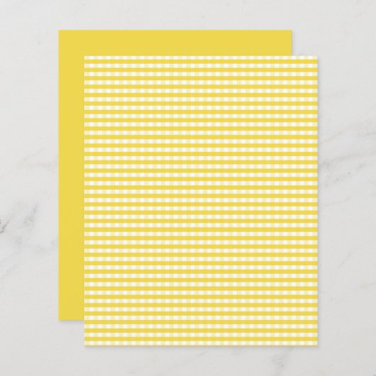 イエロージンガム模様 (正面/裏面)