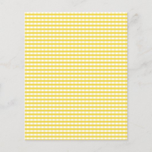 イエロージンガム模様 (正面)