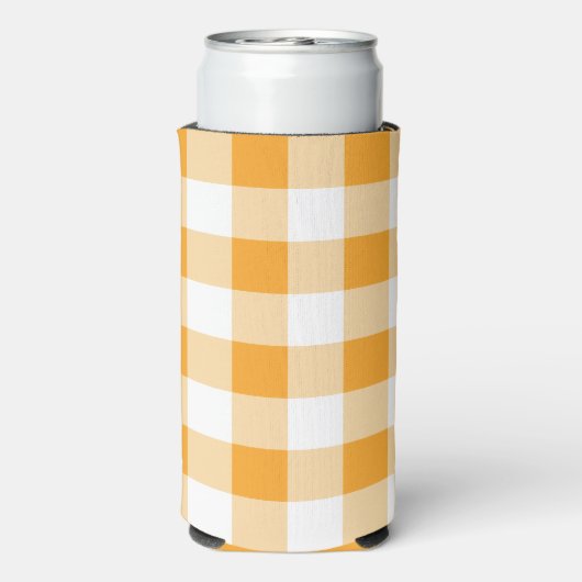 イエロージンガム模様 スリム缶クーラー (Seltzer裏面)