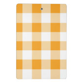 イエロージンガム模様 ミニクリップボード (裏面)