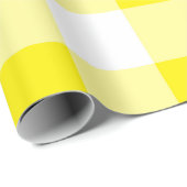 イエロージンガム模様 ラッピングペーパー (ロールコーナー)